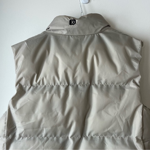 Fahrenheit winter puffer vest neutral beige with pockets - Picture 7 of 10